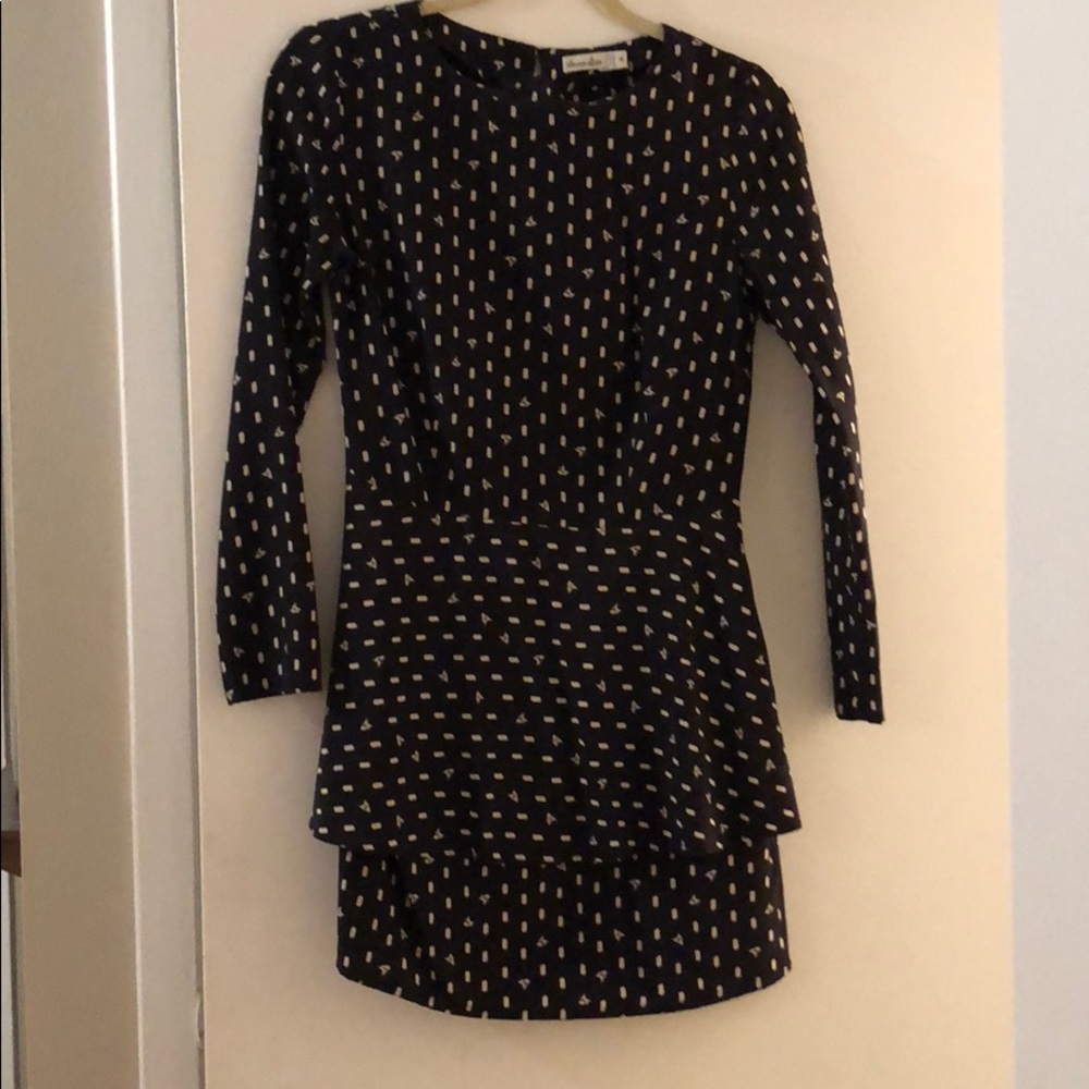 Steven Alan peplum silk dress